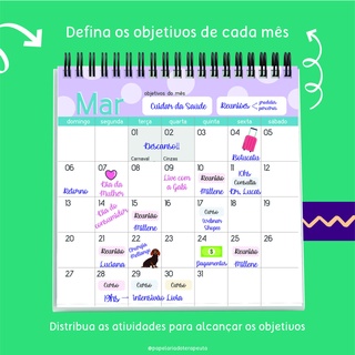 Calendário de Mesa - Planner de Mesa (2)