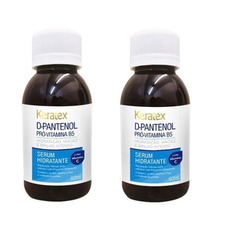 KIT 2 óleo Keratex Serum Hidratante D-Pantenol e Pró Vitamina b5 Líquido 60ml