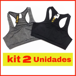 Kit 2Top Fitness Feminino Nadador e Regata Academia Ginástica Caminhada- Revenda