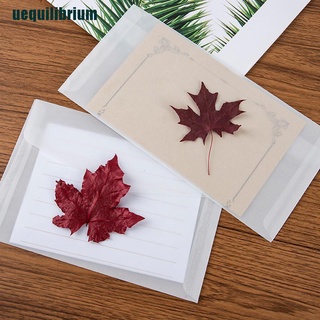 (Uequilibrium) 10 Envelopes De Papel Transparente Simples Envelope Vintage (1)