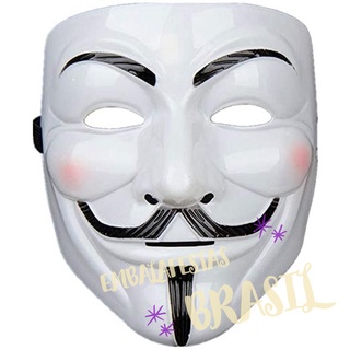 Máscara V De Vingança Anonymous Festa Fantasia Cosplay Zangado Anonimous Halloween (1)
