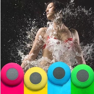 Mini Caixinha de Som Prova D Água Bluetooth Portátil Piscina Chuveiro 6 cores