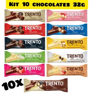 Kit c/ 10 chocolates Trento 32g