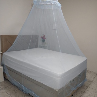 Mosquiteiro cortinado renda filó serve para cama casal e Solteiro (3)