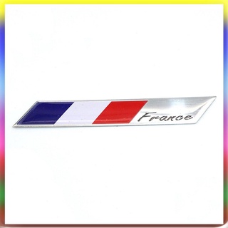 6 = Adesivos De Carro De Alumínio Bandeira Chanfrada Adesivos De Carro Bandeira Eua França