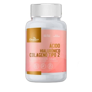 Acido Hialuronico 100 Capsulas Colageno Tipo 2 e Vitamina C - Denature