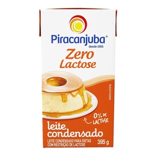 Leite Condensado Piracanjuba Zero Lactose 395g - Combo 3 Uni