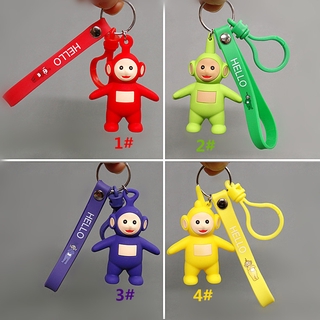 Teletubbies keychain pendant bag accessories doll figure