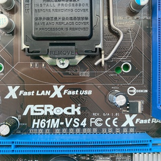 ASRock H61M-VS4 LGA1155 DDR3 RAM 16G h61 h61m Integrated graphics Motherboard used (4)