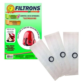 Filtro para Aspirador de Pó Electrolux Neo com 3 peças Filtrons (4)