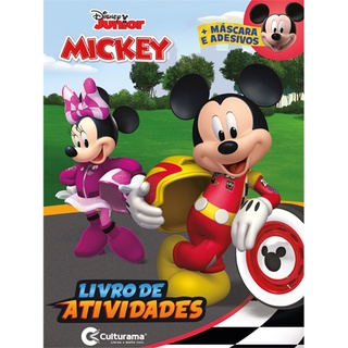 Diversão Com Adesivos Mickey = 130 Adesivos = Mascara= Livro de Aventuras e Atividades