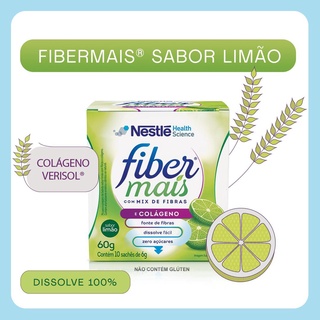 Regulador Intestinal Fibermais Mix de Fibras com Colágeno Sabor Limão 60g (2)