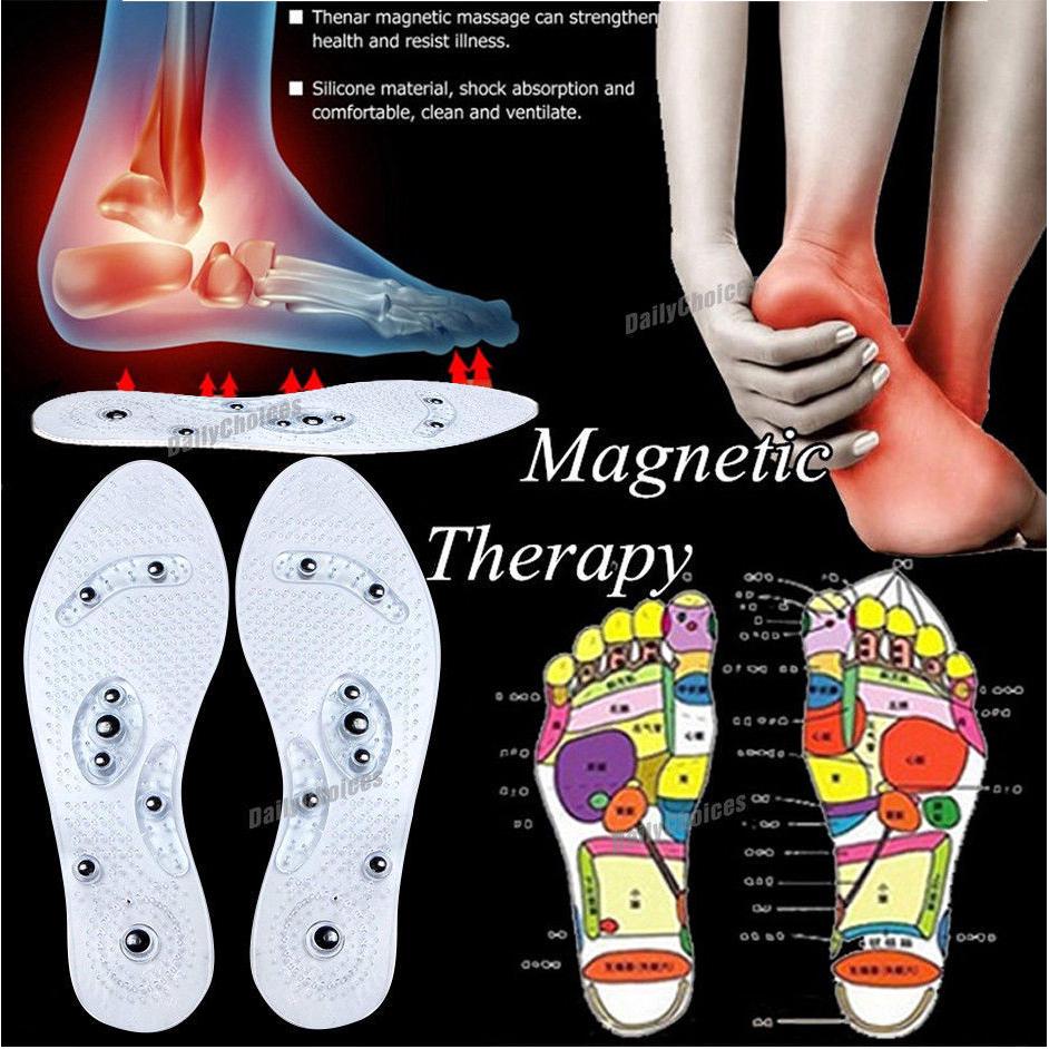 Palmilhas De Silicone Para Calçados Massagem Magnética Dos Pés Terapia (2)