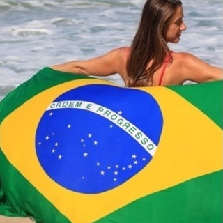 Canga de Praia Bandeira do Brasil Oficial Copa do Mundo (3)
