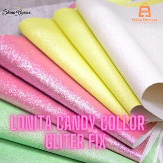 Lonita Glitter Candy collor 24x40cm 1ª linha glitter fix