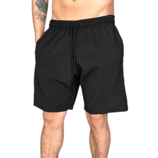 Bermudas Shorts Masculina Moda 2022 Dry Fit Poliester Com Bolso e Ziper