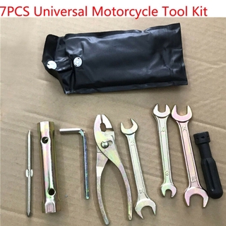 Kit De Ferramentas De Alumínio Alicate Spanner Spark Plug Soquete Chave Para Honda Kawasaki Set (6)