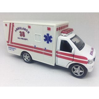 Miniatura Ambulância Emergency 911 Branca (1)