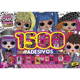 LOL Surprise OMG Prancheta para Colorir com 1500 Adesivos
