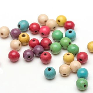 50 / 100 Pcs Rodada Contas Loose Charme Vermelho Spacer Beads Para Jóias Encontrar 4mm 6mm (6)