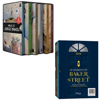 Box George Orwell 6 Volumes + Box Sherlock Holmes | Envio Imediato!