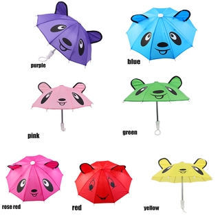 💍 MELODG Mini Padrões Animal Guarda-Chuvas Acessórios Da Boneca Artesanal Chuva Brinquedos Moda Infantil Presente Bonecas Sombrinha/Multicolor (3)