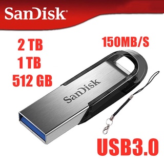 Sandisk Flash Disk 2 Tb/1/512 Gb USB 3.0 Drive Pendrive Para Computador Móvel