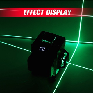 16 Linha Laser De Luz Verde Nível 360 ° Medição De/Horizontal/Digital/Vertical/Profissional/Rotativo (9)
