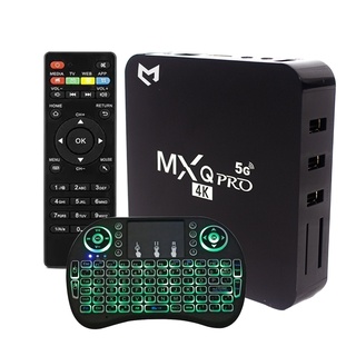 Kit Tv Box 4k WiFi 5g 8gb Ram 128gb Com Mini Teclado Sem Fio