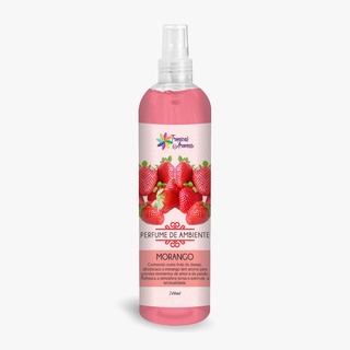Perfume de Ambiente Spray/Borrifador Morango 240ml Tropical Aromas