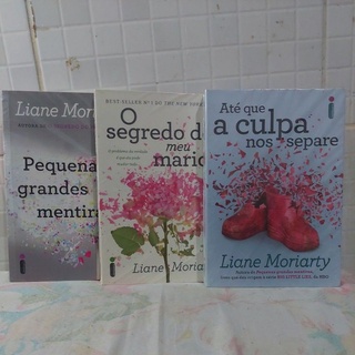livros Liane Moriarty - até que a culpa nos separe, o segredo do meu marido é pequenas grandes mentiras