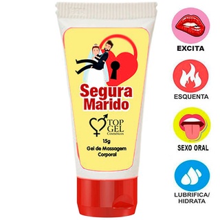 SEGURA MARIDO EXCITANTE EM GEL SEXY SHOP 15ML -TOPGEL SEX SHOP PRODUTOS ERÓTICOS
