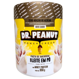 Pasta de Amendoim 650g Leite em Pó com Whey Isolado - ( Dr. Peanut)