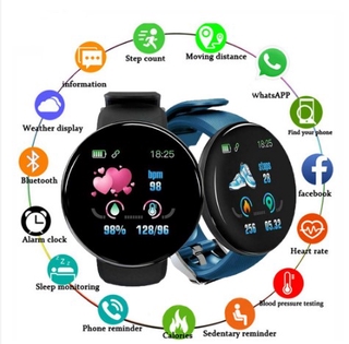 Relógio Inteligente/Smartwatch Xiaomi 116plus à Prova d'água Ip67 D18/Batimentos cardíacos/pressão sanguínea [AM] (3)