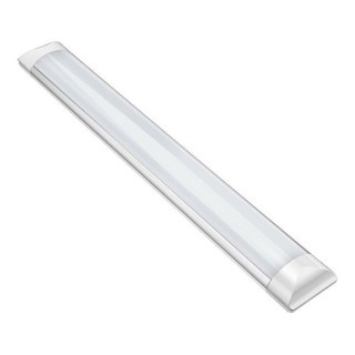Luminária Sobrepor Led 18w 60cm Tubular Slim Branca