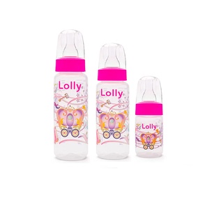 Kit Mamadeira Lolly Tip 80/150/240Ml Rosa - 3470-00-Rs