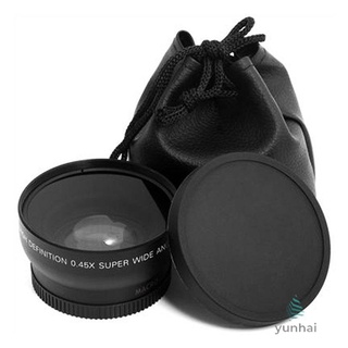 52MM 0,45 x lente macro grande angular para Nikon D3200 D3100 D5200 D5100 【yunhai】