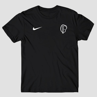 Camisa Camisa Camiseta Time de Futebol Corinthians Logo Antigo Nike.