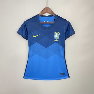 Camisa De Futebol 2021 Brasil feminino away fora de Jersey