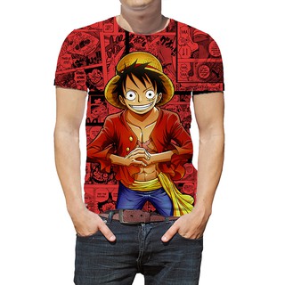 Camisa Camiseta de Animes One Piece luffy