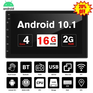 7 Inch Android 10.1 Car Stereo GPS Navi Radio MP5 Player WIFI Bluetooth 2 Din