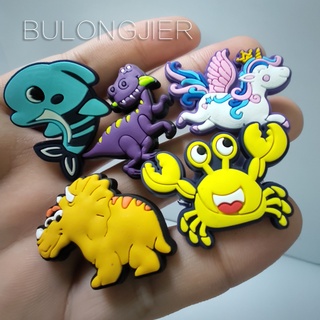 Pronta Entrega Para Crocs Jibbitz Pins Coloridos Com Desenho De Unicórnio / Animal / Faça Você Mesmo
