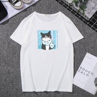 Camiseta Totoro Unissex Manga Curta Gola Redonda 2 Cores Preto E Branco