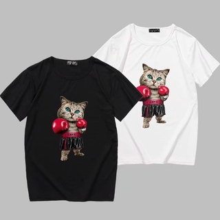 Camiseta Masculina Com Estampa De Gato (Kins)