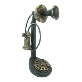 Telefone Antigo Retro Vintage Em Resina - Decoração