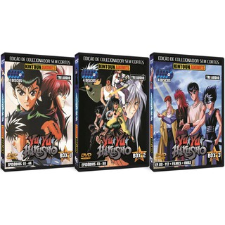 Yu Yu Hakusho Série Completa e Dubladaem DVD + 2 Filmes + Ovas