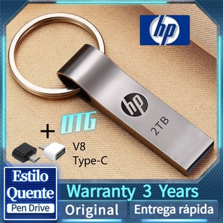 Hp 2TB Pen drive Usb 3.0 de alta velocidade USB Drive Original com embalagem