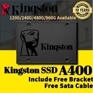 Kingston Sata3 Ssd A400 480GB 240GB 120GB Hdd Disco rígido de 2,5 "interno alta velocidade unidade de estado sólido