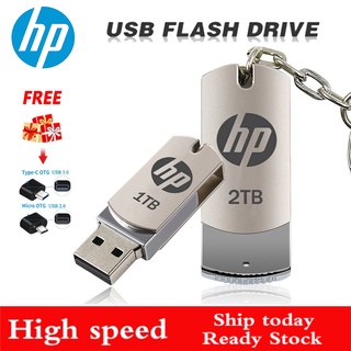 2tb 1tb 512gb Unidade Flash De Alta Velocidade De Metal À Prova D 'Água U Disk Flash Drive Pendrive + Hadiah (1)