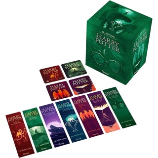 (NOVO) Box Harry Potter Premium, 7 Livros, Capa Dura, Brindes, Oferta, Presente (2)